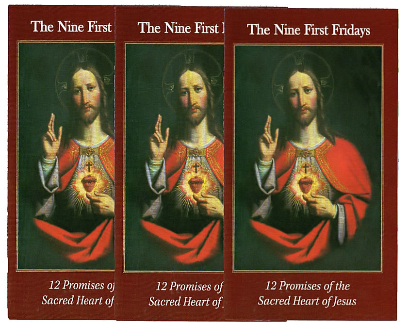 3 Nine First Fridays Cards