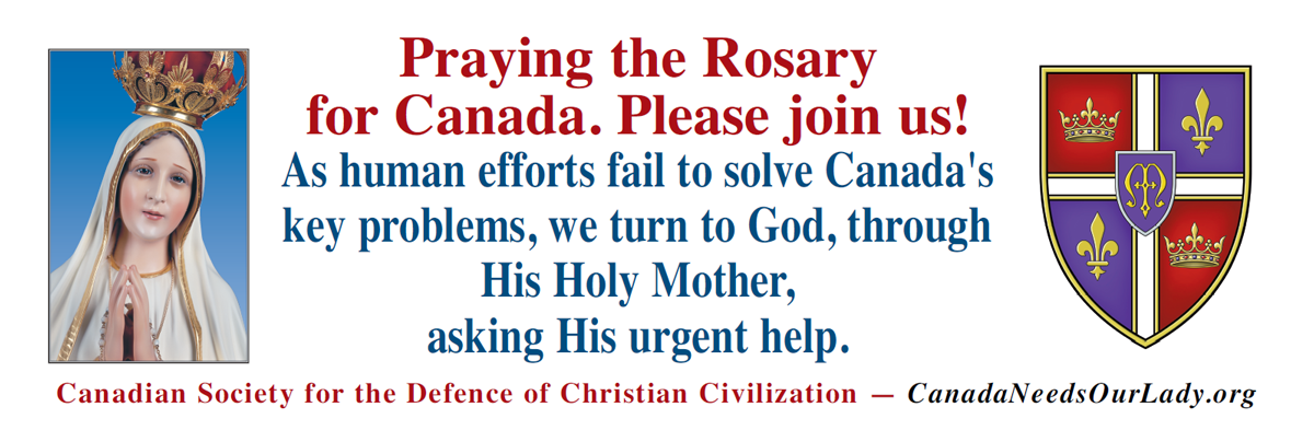 rosary rally banner english